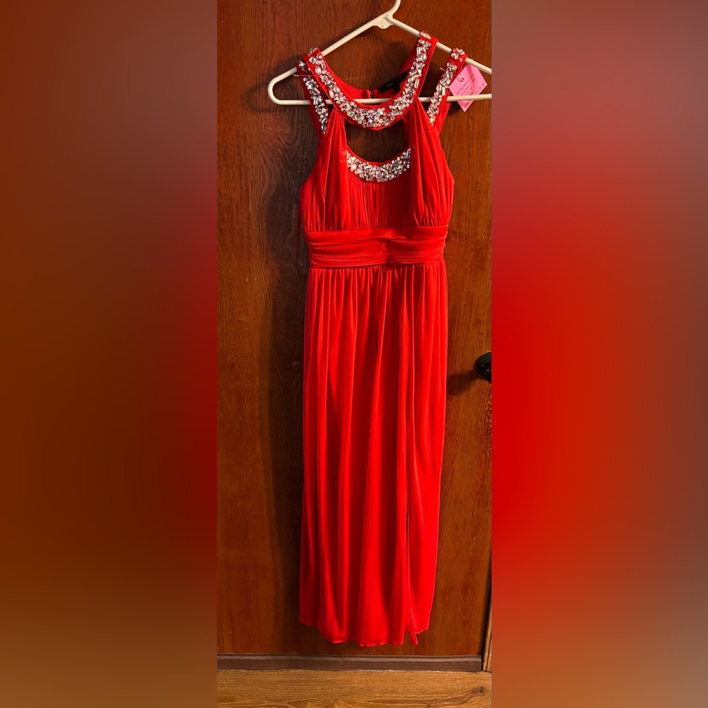 NWOT and NEVER BEEN USED BCBGMaxazria long GOWN